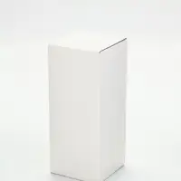 Стеклянная ваза с деревянной подставкой, 10х25,5х10 см