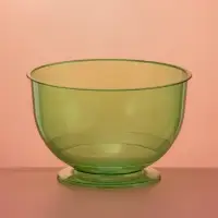 Креманка пластиковая одноразовая для фуршета &laquo;Кристалл&raquo;, 200 мл, зелёная