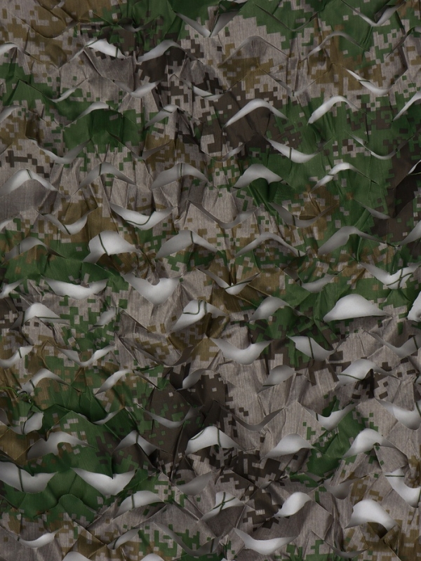 Маскировочная сеть 3 х 6 м, двухслойная, песочно-зеленая, с завязками