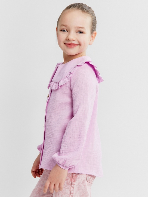 Рубашка детская KAFTAN, р. 36 (134-140), лиловый