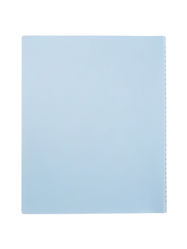 Нотная папка - 30 файлов 60 листов голубая