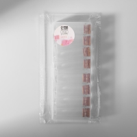 Набор баночек для хранения бисера, d = 1,7 &times; 5 см, 8 шт, в контейнере, 14,2 &times; 5,8 &times; 2,3 см