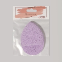 Спонж для умывания &laquo;Капелька&raquo;, 9 &times; 6 см, с карманом, цвет МИКС