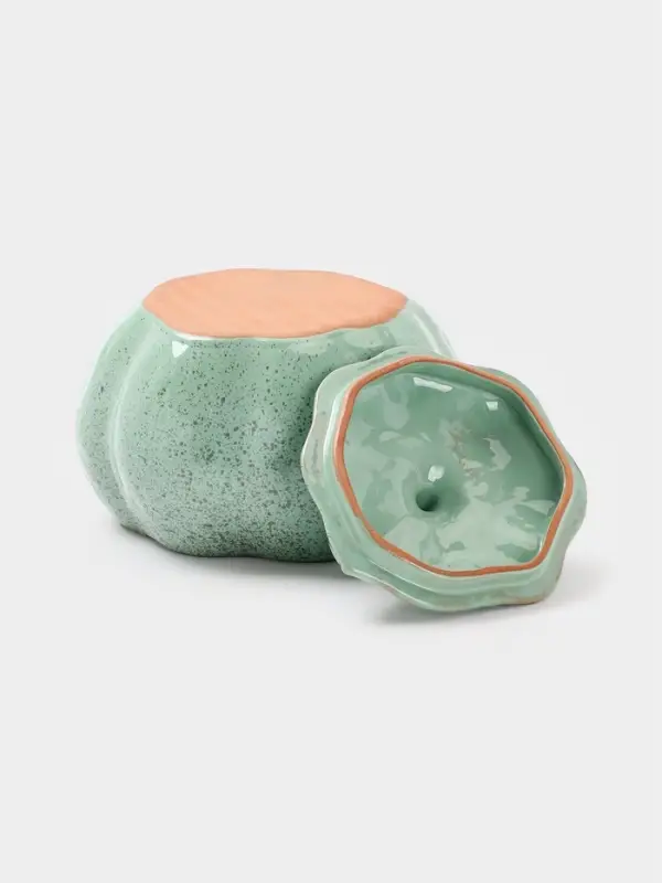 Горшок для запекания &laquo;Тыква&raquo; 0.6 л &laquo;Гармония&raquo; зеленый