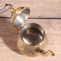 Чайник "Листья" латунь, 600 мл