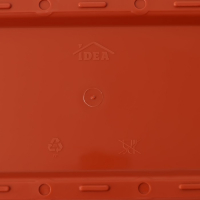 Ящик балконный &laquo;Алиция&raquo;, 10 л, 80 см, с поддоном, цвет терракотовый