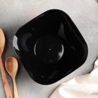 Салатник плстиковый &laquo;Рондо&raquo;, 1 л, цвет чёрный