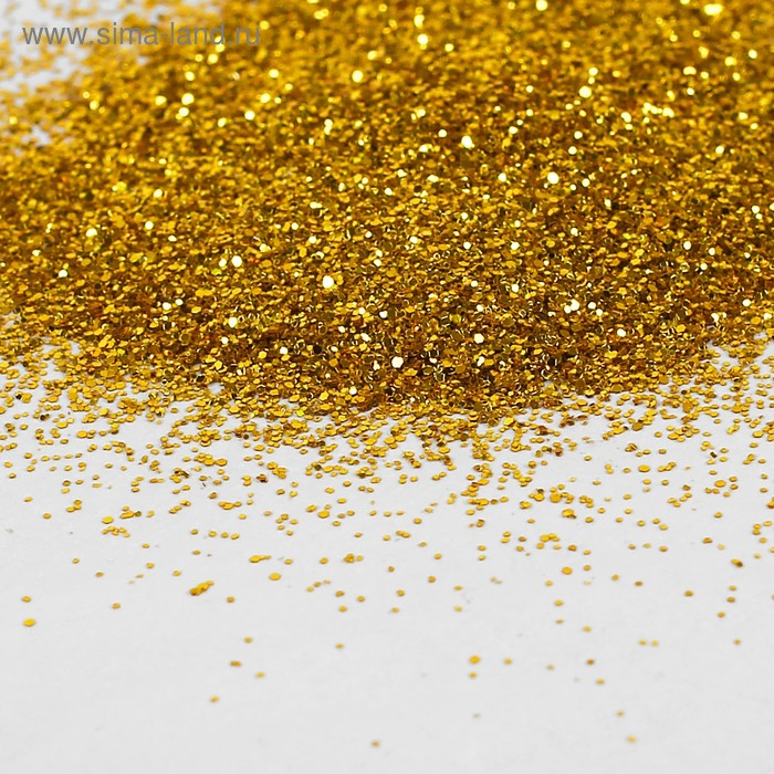 Наполнитель для шара &laquo;Блёстки&raquo;, 0,4 мм, 500 г, цвет жёлтый