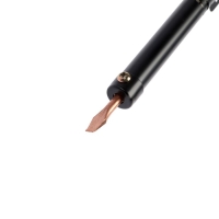 Паяльник ТУНДРА, ЭПСН, деревянная рукоятка, клиновидное жало d=4.2 мм, 40 Вт, 220 В