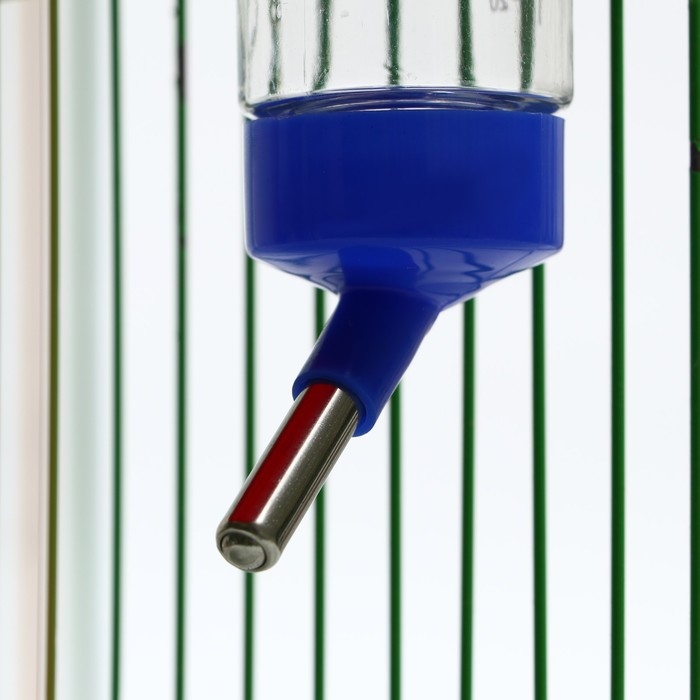 Поилка для грызунов 125 мл, 12,5 Х 4,5 см, синяя