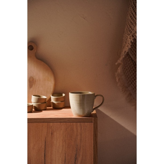 Кружка фарфоровая SL Home &laquo;песчаный бриз&raquo;, 320 мл, цвет бежевый