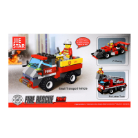Конструктор &laquo;Пожарная машина с лестницей&raquo;, 126 деталей