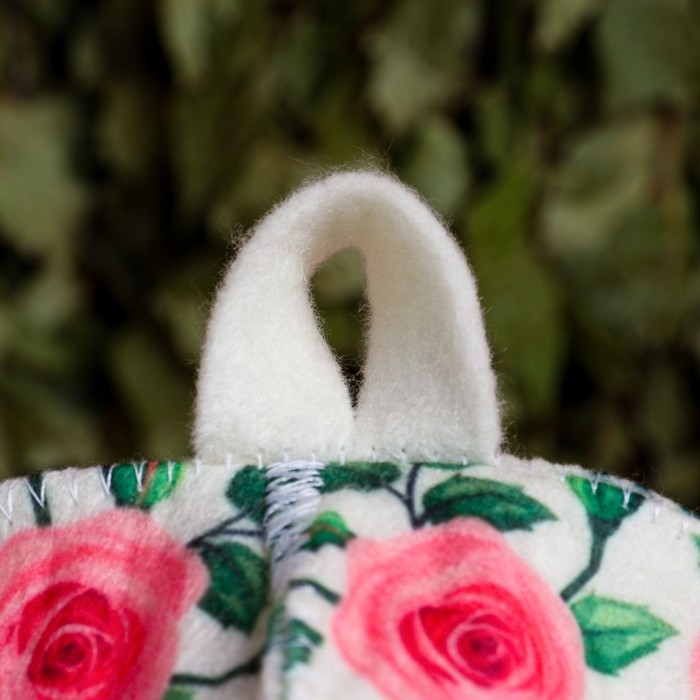 Шапка для бани "Розочки"