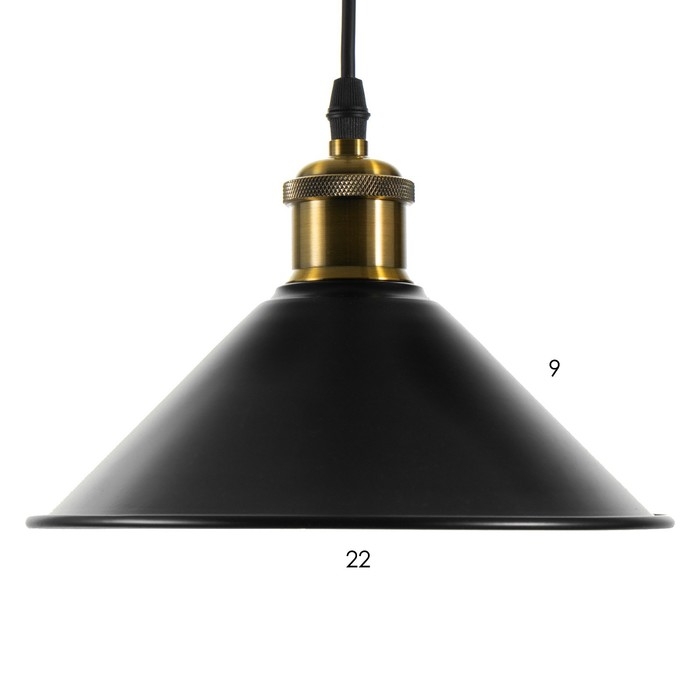 Светильник BayerLux 1244/1BK E27 40Вт черный 22х22х8,5-108 см