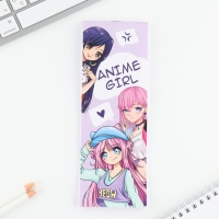 Подарочный набор 2 карандаша и блокнот &laquo;Anime girl&raquo;