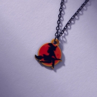 Серьги и подвеска на Хэллоуин &laquo;Обворожительная ведьма&raquo;.