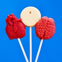 Карамель на палочке "ATOMIC HEART", части тела, 20 г