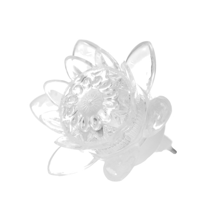 Ночник пластик Ночник пластик "Цветочек" 8х8х7,5 см RISALUX