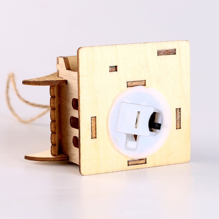 Световой декор &laquo;Новогодний дом Снегурочки&raquo; 5,9 &times; 8,3 &times; 7,5 см, МИКС