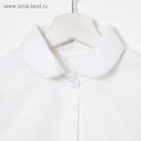Блузка для девочки, цвет белый, рост 128 см Блузка для девочки, цвет белый, рост 128 см