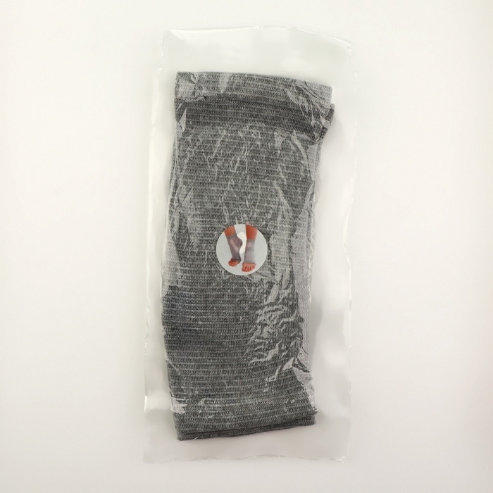 Бандаж на голеностоп, 10 &times; 5 см, цвет серый