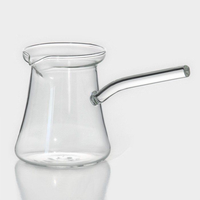 Турка стеклянная Magistro &laquo;Арабика&raquo;, 350 мл, 18&times;8,5&times;10 см