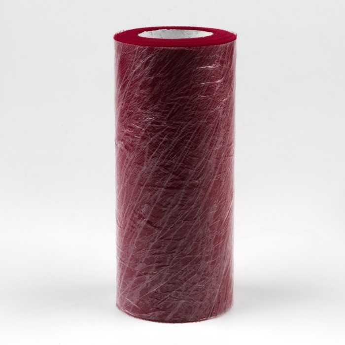 Фатин, 15 см, 11 &plusmn; 1 г/кв.м, 23 &plusmn; 1 м, цвет бордовый №33