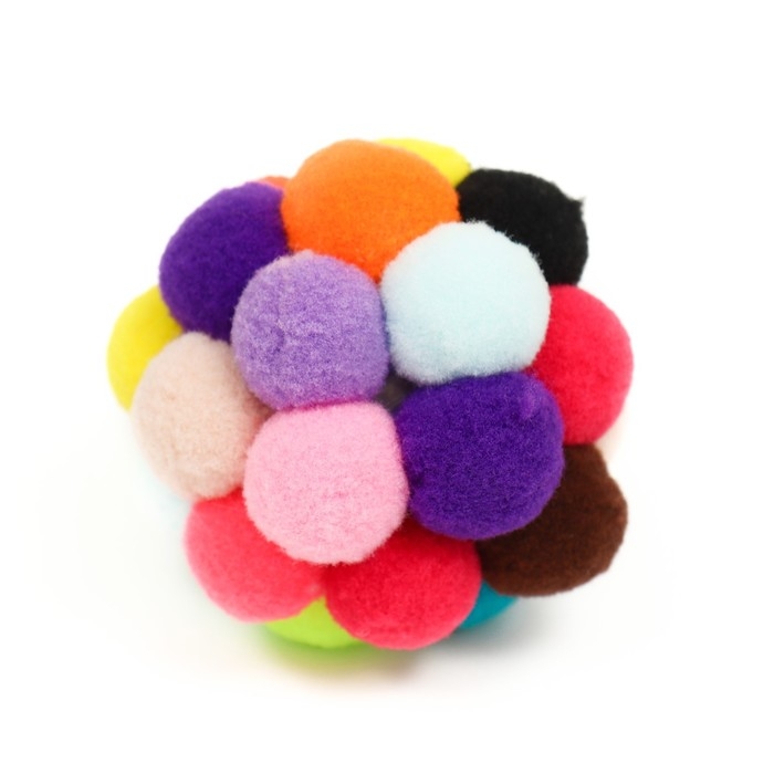 Мяч плюшевый Мяч плюшевый "Пузырь", 6 см, микс цветов