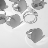 Основа для кольца d=20мм, набор 10шт, цвет серебро Основа для кольца d=20мм, набор 10шт, цвет серебро