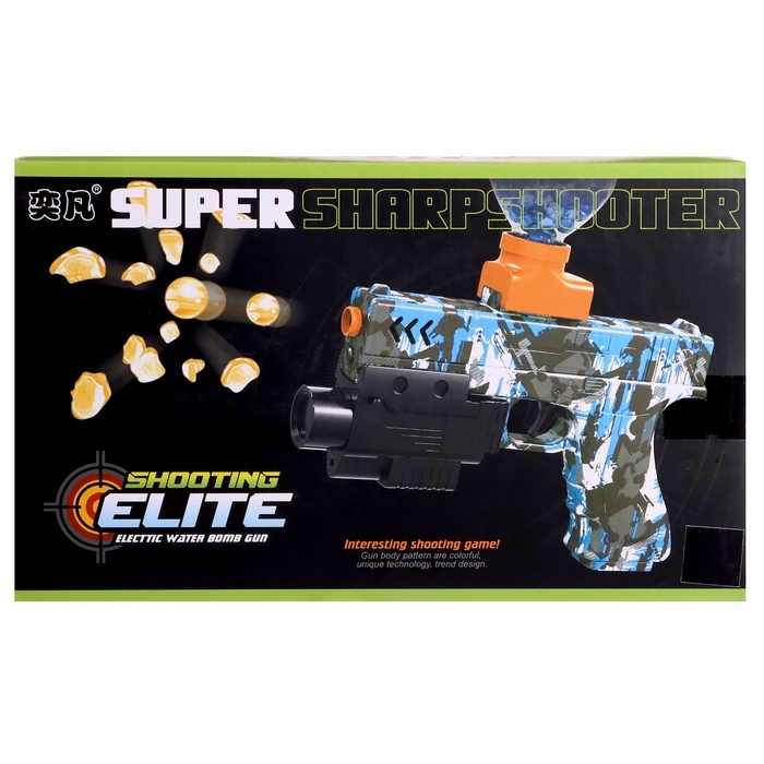 Пистолет «Гравитация», стреляет гелевыми пульками, аккумулятор 3.7V, 23 см Пистолет «Гравитация», стреляет гелевыми пульками, аккумулятор 3.7V, 23 см