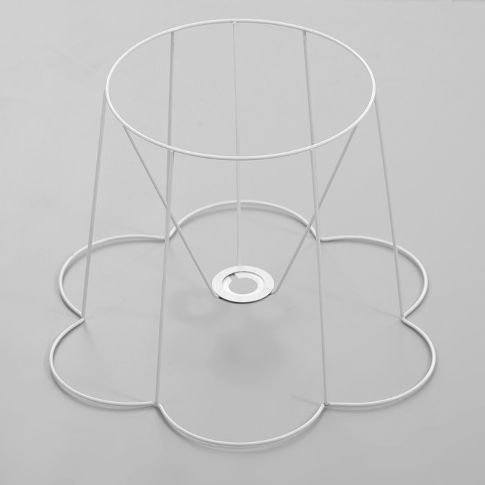 Каркас-основа абажура для настольной лампы "Силуэт" Е27/Е14 40х40х28см