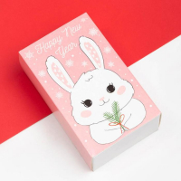 Набор новогодних носков для девочки Крошка Я «Зайчик», 4 пары, 10-12 см Набор новогодних носков для девочки Крошка Я «Зайчик», 4 пары, 10-12 см