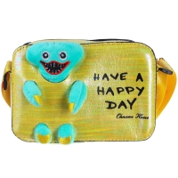 Сумка детская на молнии, 6х11х13 см, регулируемый ремень, жёлтый МИКС Сумка детская на молнии, 6х11х13 см, регулируемый ремень, жёлтый МИКС