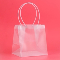 Пакет подарочный ПП, прозрачный 23 х 18 х  24 см