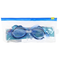 Очки для плавания детские &laquo;Акула&raquo;, беруши, цвет синий
