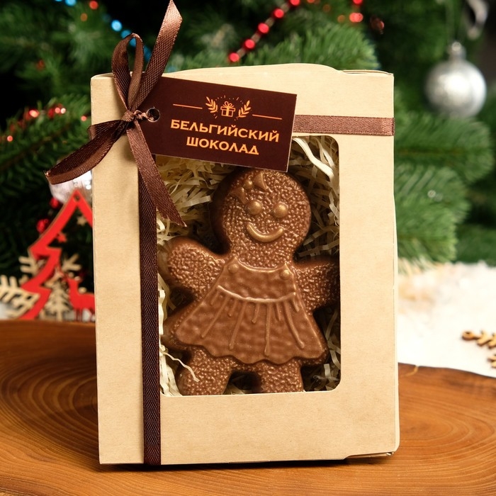 Шоколадная фигурка Пряничная девочка, 80 г Шоколадная фигурка Пряничная девочка, 80 г