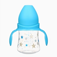 Бутылочка для кормления &Oslash;50мм ШГ, +0мес., 150мл, цвет голубой