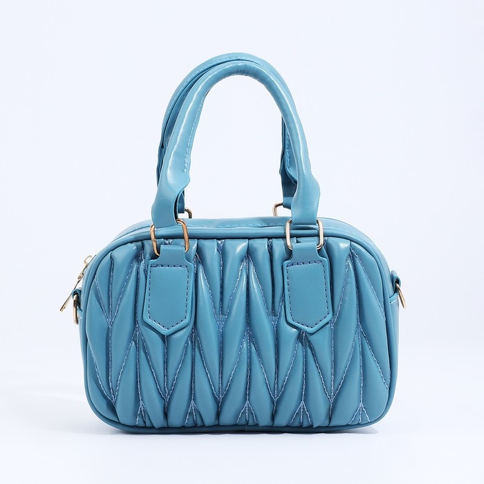 Сумка женская на молнии, цвет голубой Сумка женская на молнии, цвет голубой