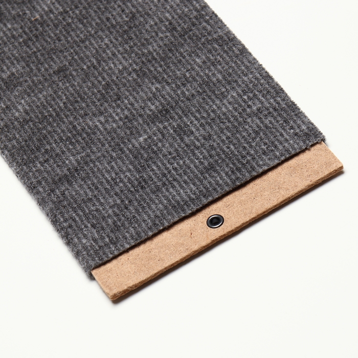 Когтеточка Когтеточка "Пижон", ДВП ковролин, 60 х 15 см, серая