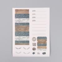 Фотоальбом 25 листов (наклейки+кольца) "Текстура дерево и камень" 19х27х3 см Фотоальбом 25 листов (наклейки+кольца) "Текстура дерево и камень" 19х27х3 см