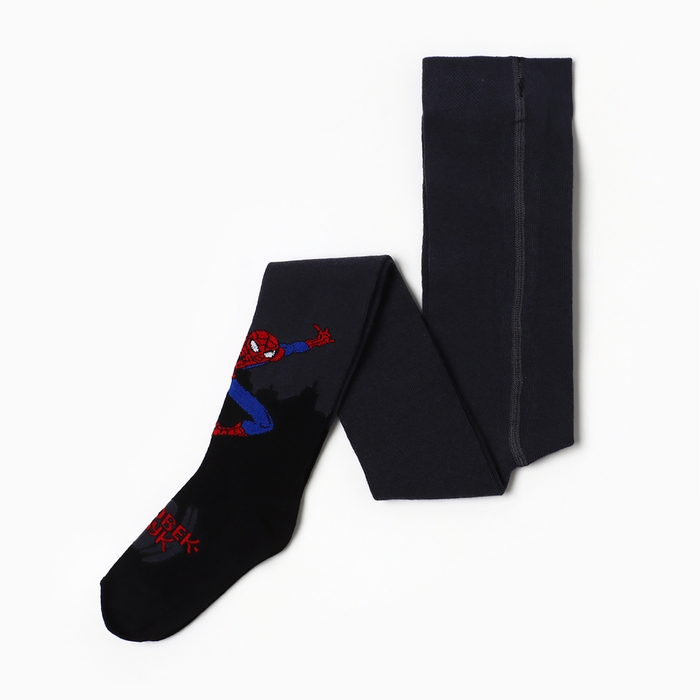 Колготки Марвел «Ночной город», цвет чёрный/серый, 116-122 см Колготки Марвел «Ночной город», цвет чёрный/серый, 116-122 см