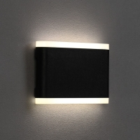 Светильник фасадный &laquo;Гловер&raquo;, FSD-031, 10 Вт, 4000К, IP65, 220 В, пластик, черный