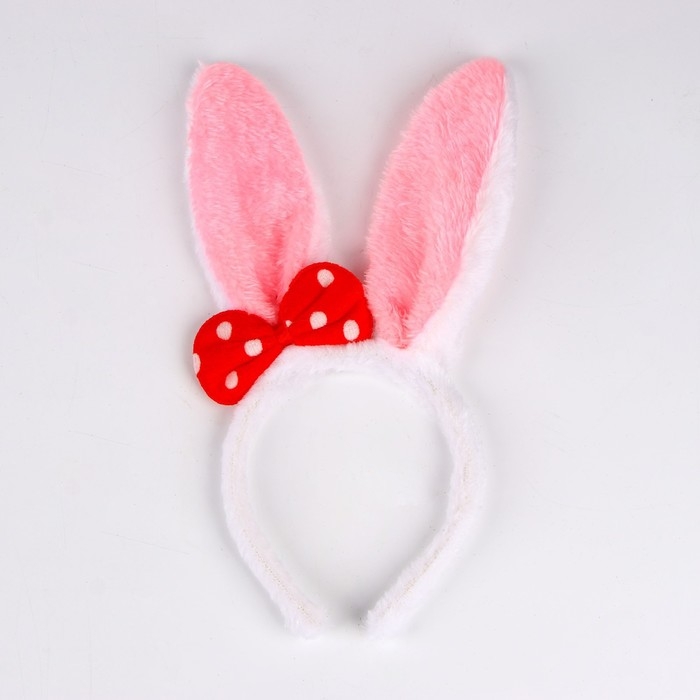 Карнавальный набор «Зайка с бантиком», ободок, юбка красная, 3-7 лет Карнавальный набор «Зайка с бантиком», ободок, юбка красная, 3-7 лет