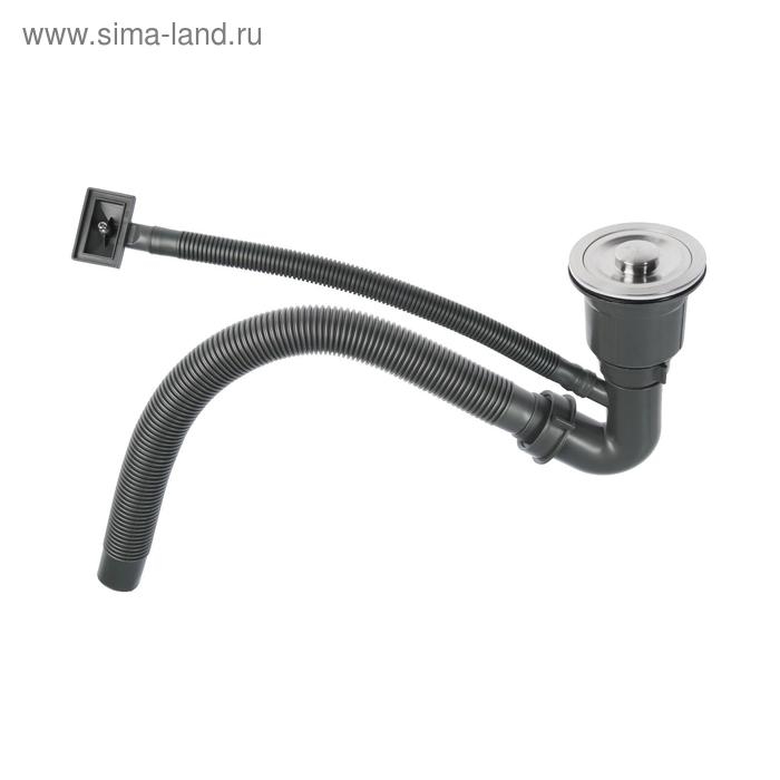 Мойка кухонная GERHANS K35043, врезная, 500х430х220 мм, с сифоном, глянцевая Мойка кухонная GERHANS K35043, врезная, 500х430х220 мм, с сифоном, глянцевая