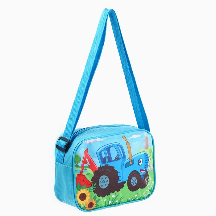 Сумочка детская 19.5*14.5*7см, Синий трактор Сумочка детская 19.5*14.5*7см, Синий трактор