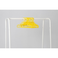 Плечики - вешалки для одежды Доляна, 28,5&times;0,4&times;14,5 см, 10 шт, детские, цвет жёлтый