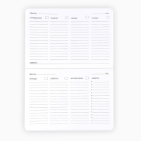 Планинг в мягкой обложке софт-тач А5, 60 листов PROвыбор &laquo;Зеленый&raquo;