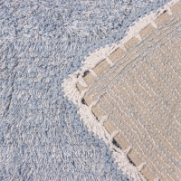 Коврик для дома Доляна &laquo;Тэя&raquo;, 50&times;80 см, цвет голубой