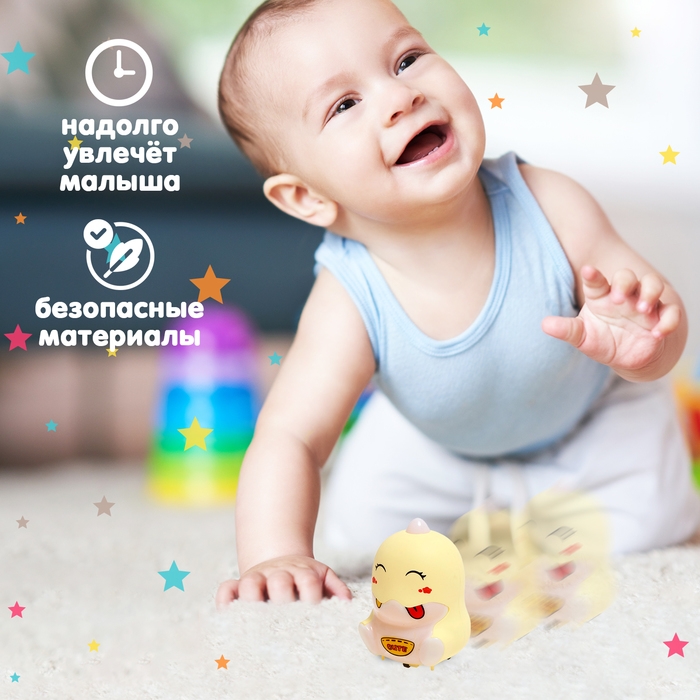 Заводная игрушка «Дракоша», световые эффекты, цвета МИКС Заводная игрушка «Дракоша», световые эффекты, цвета МИКС