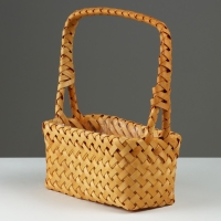 Корзина плетеная, 24 x 13 x 12,5/33,5 см, секвойя Корзина плетеная, 24 x 13 x 12,5/33,5 см, секвойя